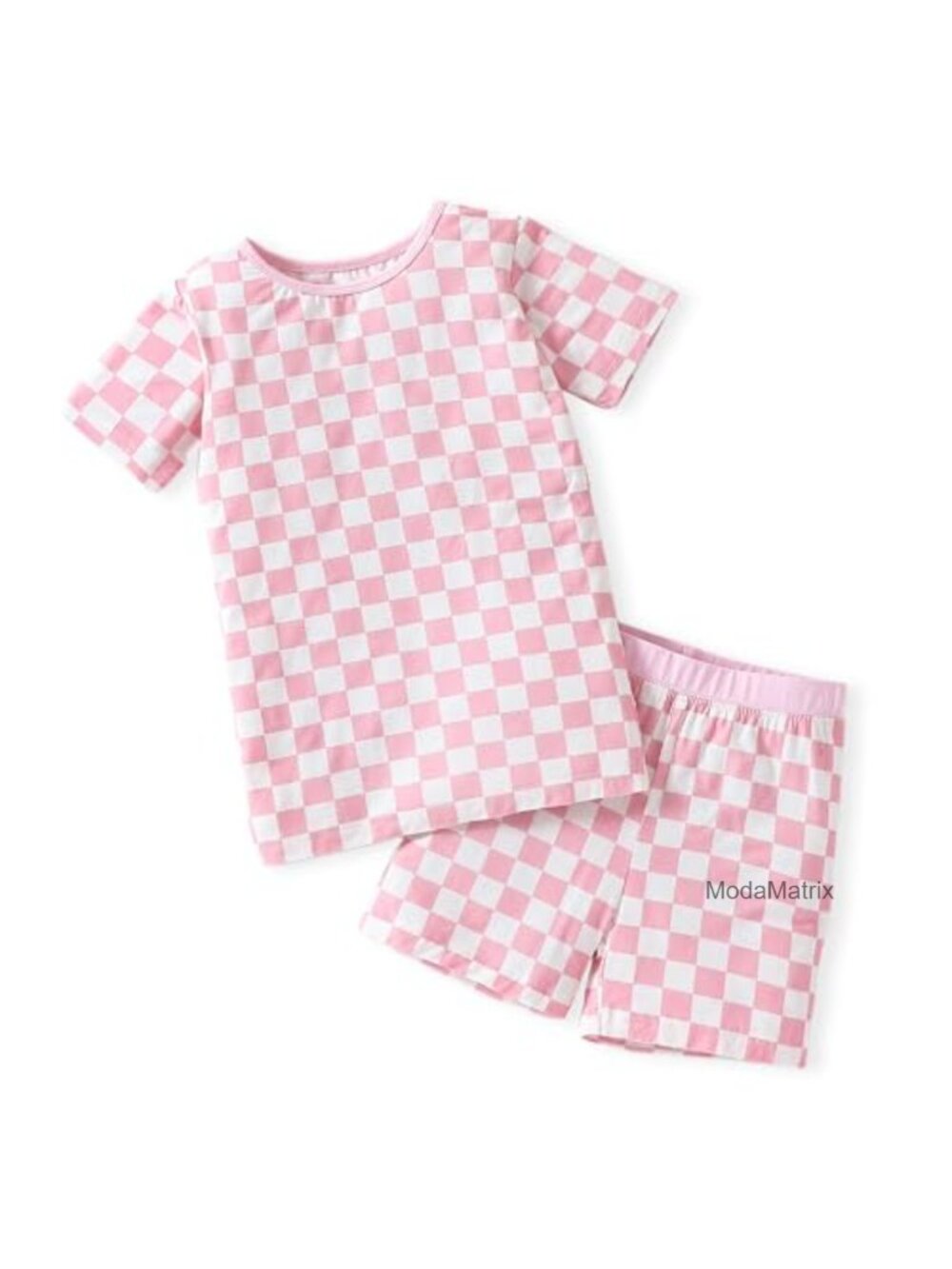 Toddler Boys Summer Pajama Set 95% Bamboo Viscose 5% Spandex Short Sleeve Shirt
